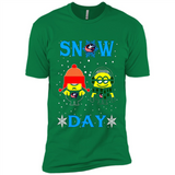 Snow Day Shirt For Columbus Blue Jackets Vs Minion Fans pingpong
