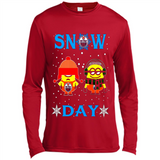 Snow Day Shirt For Edmonton Oilers Vs Minion Fans pingpong