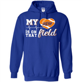 Oklahoma State Cowboys Football My Heart is on that Field - Hoodie