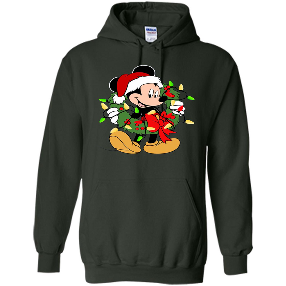 Disney Mickey Mouse Christmas Lights Sweatshirt - Hoodie