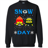 Snow Day Shirt For Green Bay Packers Vs Minion Fans pingpong