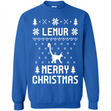 Vintage Tee For Women Men Graphic Shirts Lemur Ugly Christmas Sweater - Sweatshirt