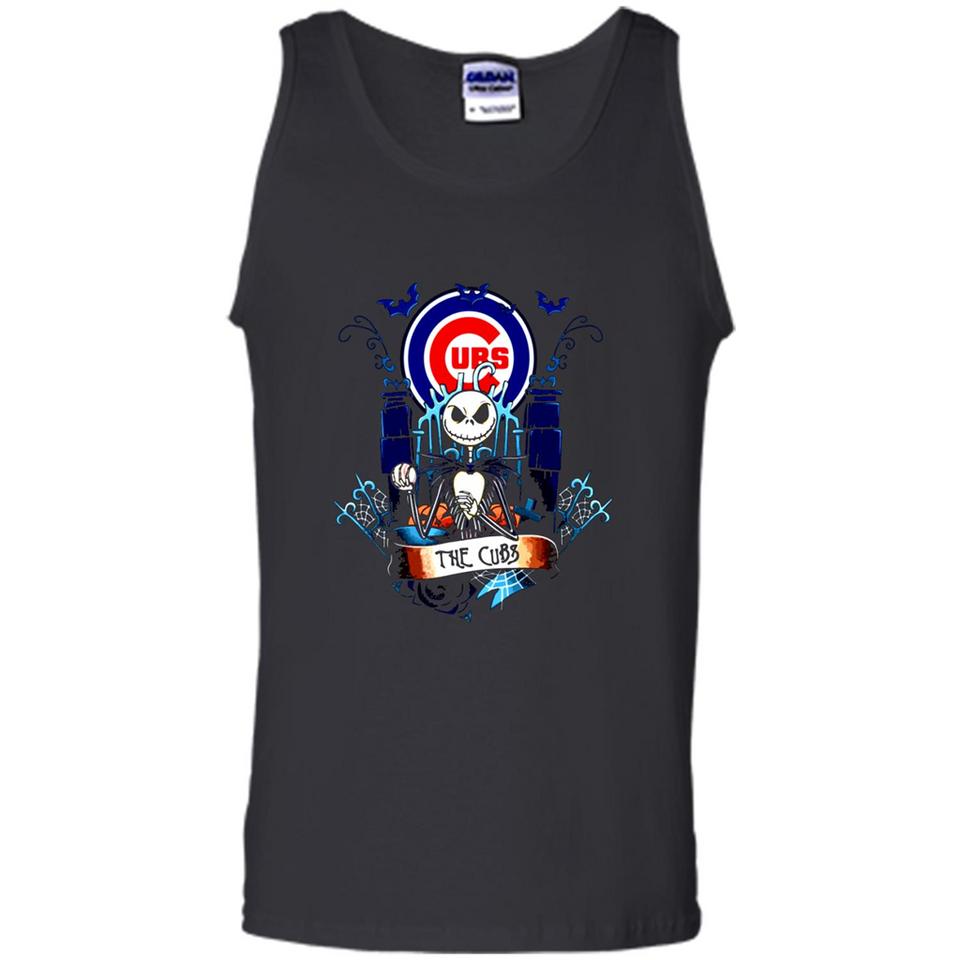 Chicago Cubs Halloween The Nightmare Before Christmas - Tank Top