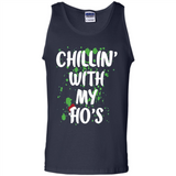 Chillin With My Ho's Funny Christmas - Tank Top