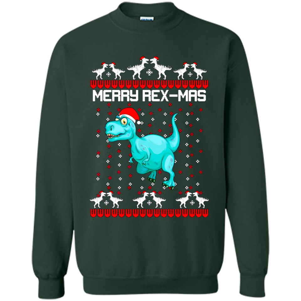 Merry Rexmas Christmas Sweatshirt PINGPONG