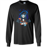 Carolina Panthers Halloween The Nightmare Before Christmas - Long Sleeve T-Shirt