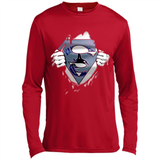 Vancouver Canucks And Superman Fans - Canvas Long Sleeve T-Shirt