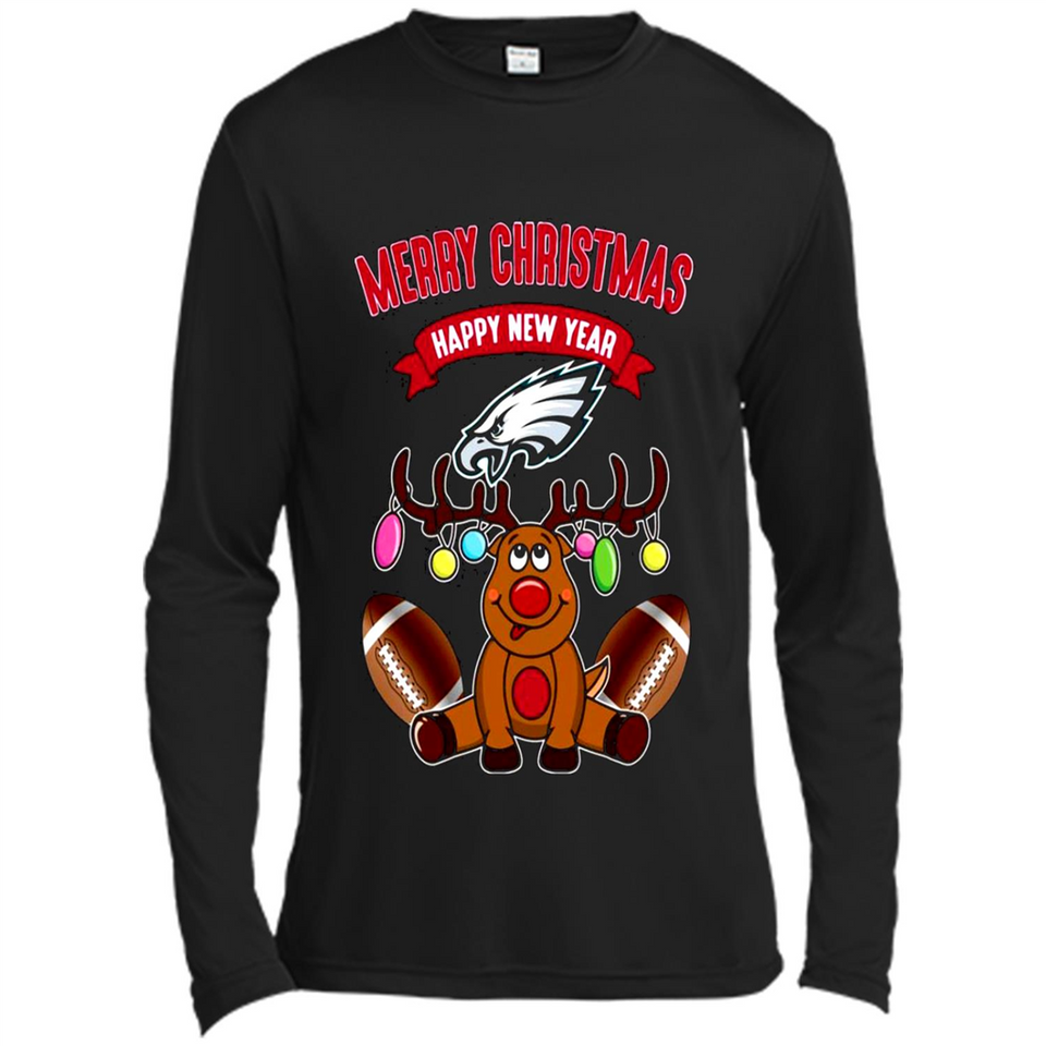 Philadelphia Eagles NFL Reindeer Funny Merry Christmas And Happy New Year