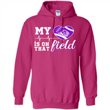 Abilene Christian Wildcats Football My Heart is on that Field - Hoodie
