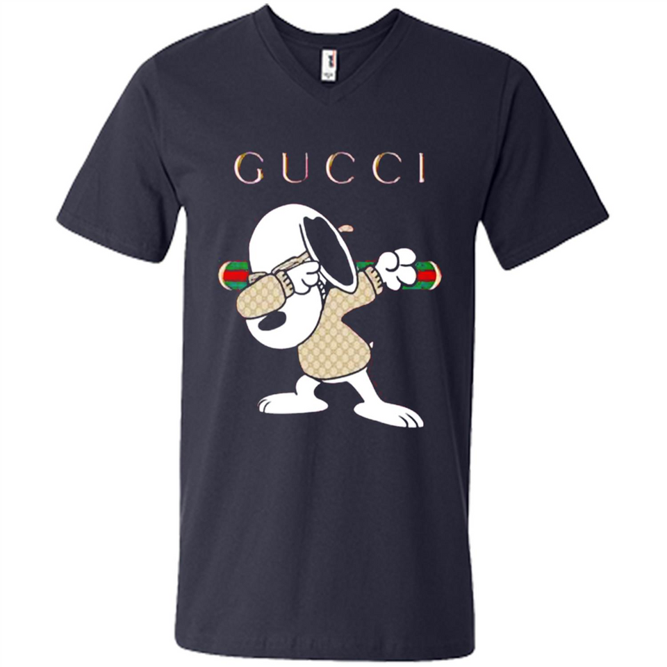 SNOOPY GUCCI DABBING - Men's V-Neck