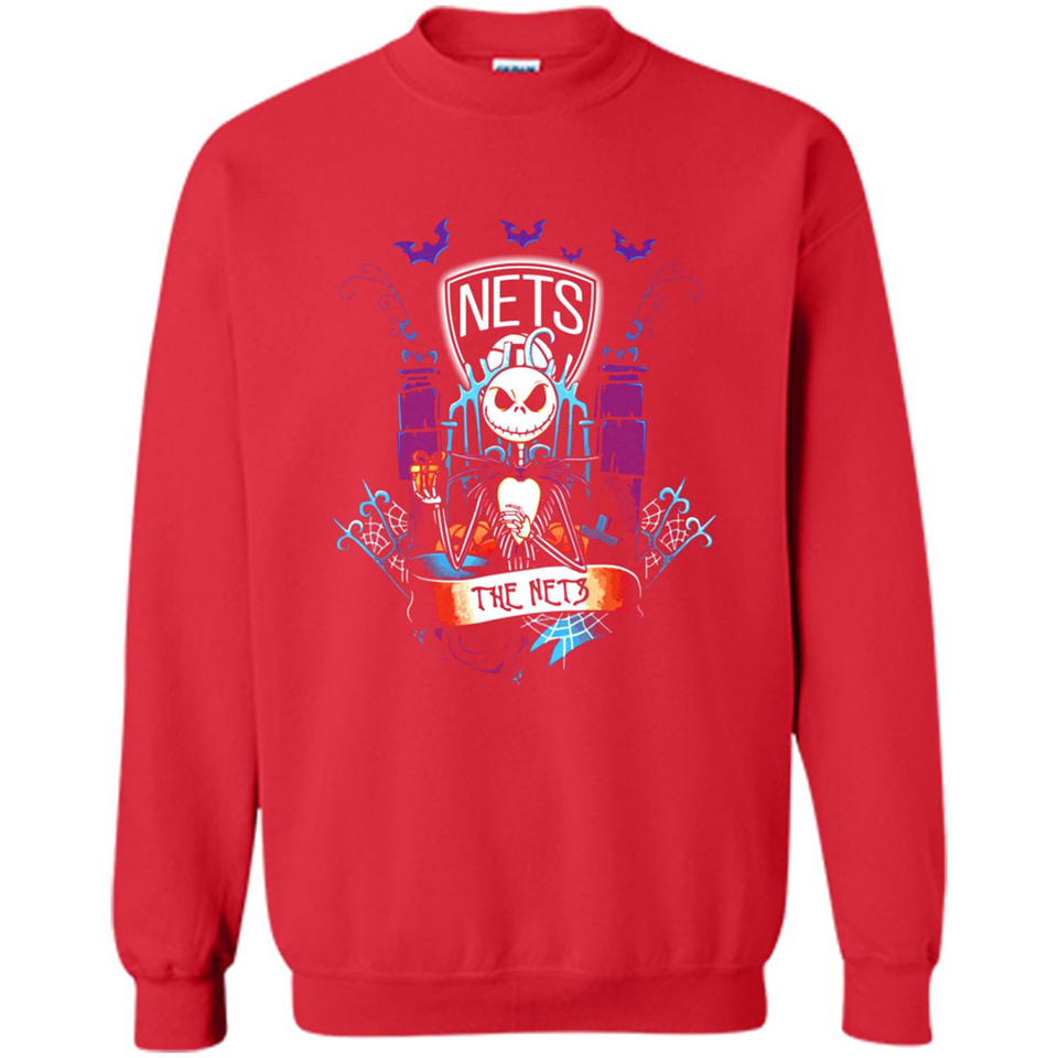 Brooklyn Nets Halloween The Nightmare Before Christmas - Sweatshirt