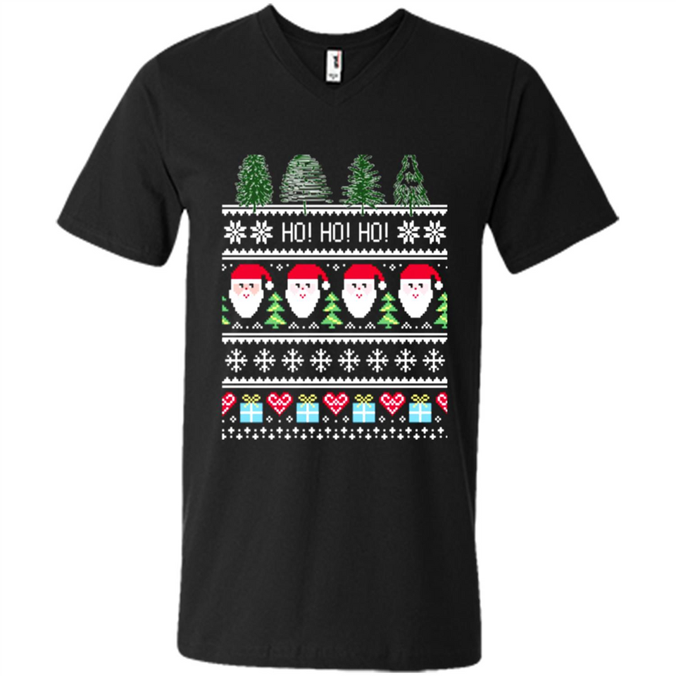Ugly Merry Christmas Tree Santa Snowflakes