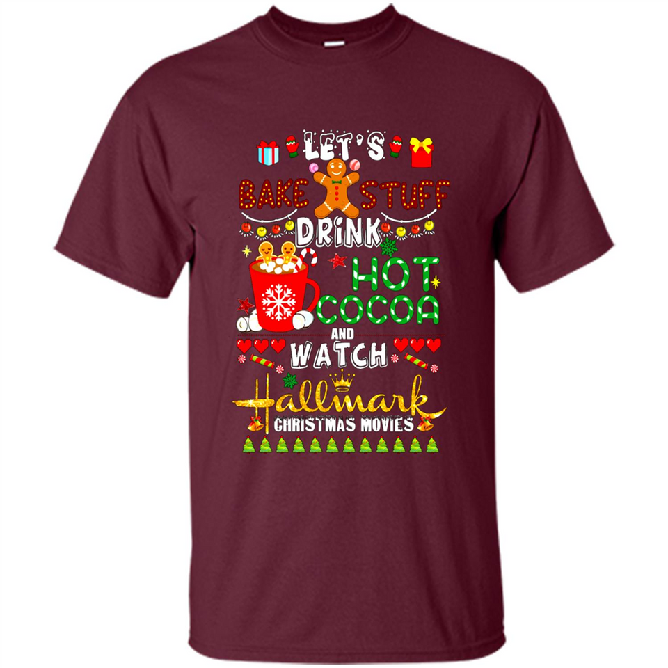 Let's Bake Stuff Drink Hot Cocoa Hallmark-Christmas Movies Sweatshirt PINGPONG