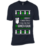 Merry Christmas You Filthy Whovian ugly sweater PINGPONG