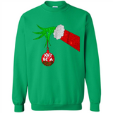 GRINCH HAND HOLDING CHRISTMAS ORNAMENT - DON'T BE A GRINCH PINGPONG