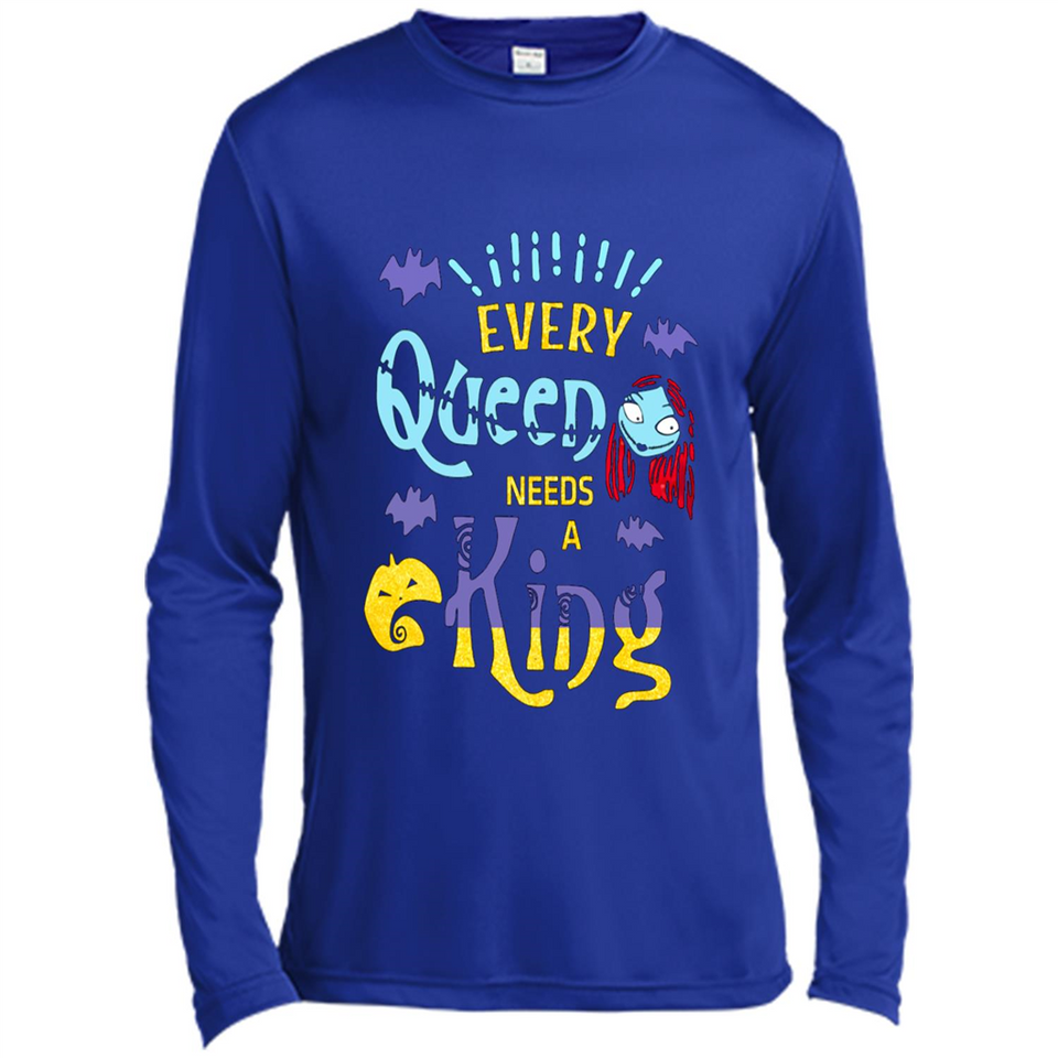Nightmare Before Christmas Shirt - Sally Glitter Shirt - Every Queen needs a King PINGPONG