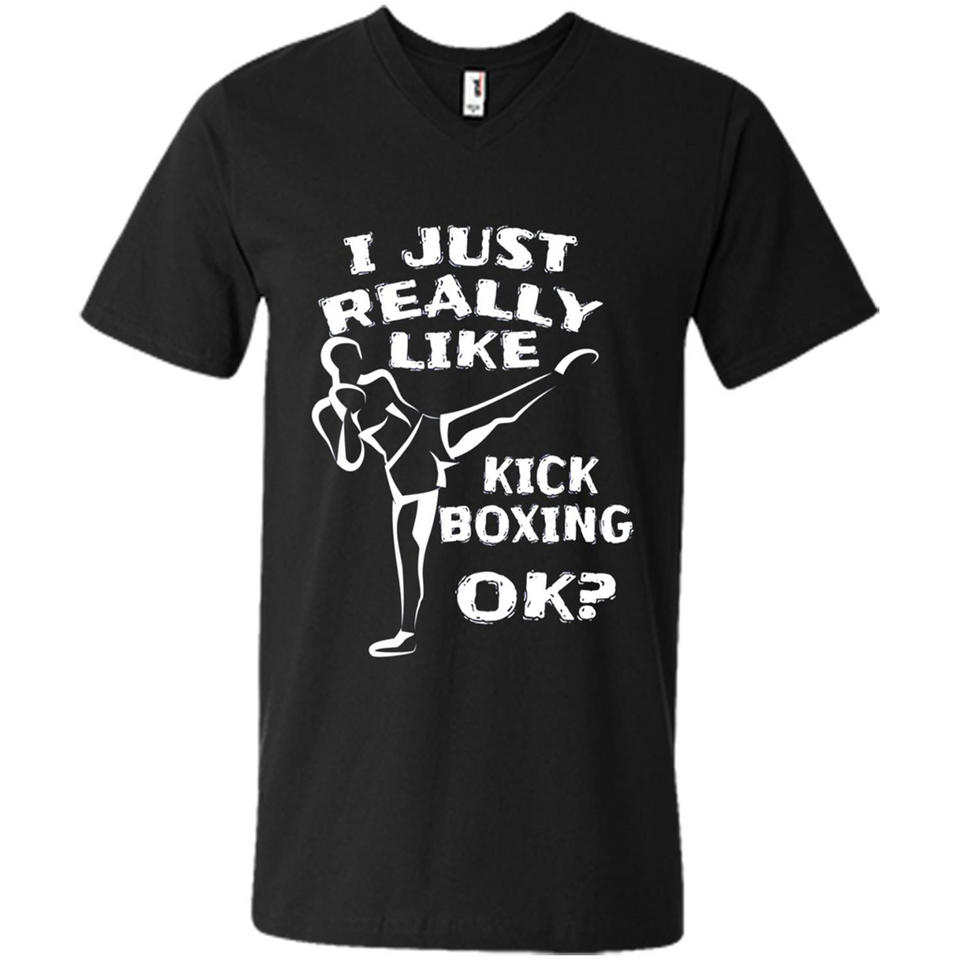 Kick Boxing Shirt Kick Boxer Boxing Workout - Men's V-Neck