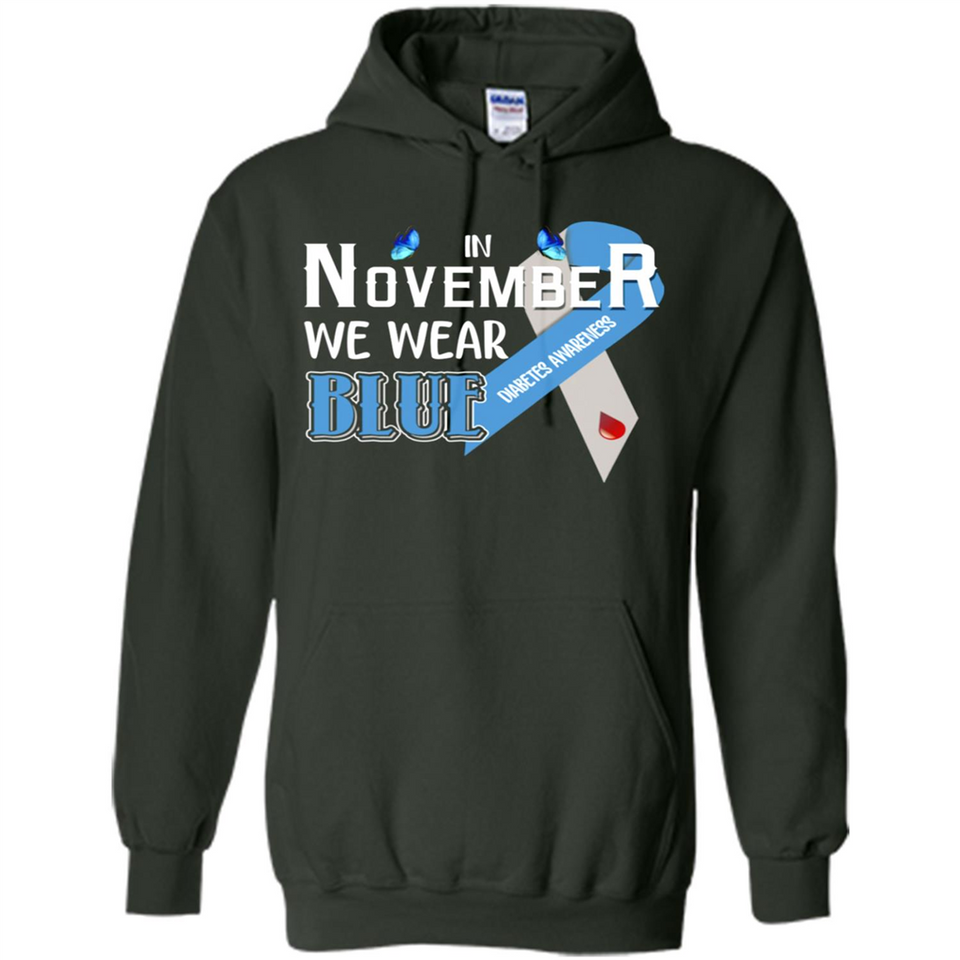 November We Wear Blue Diabetes Awareness