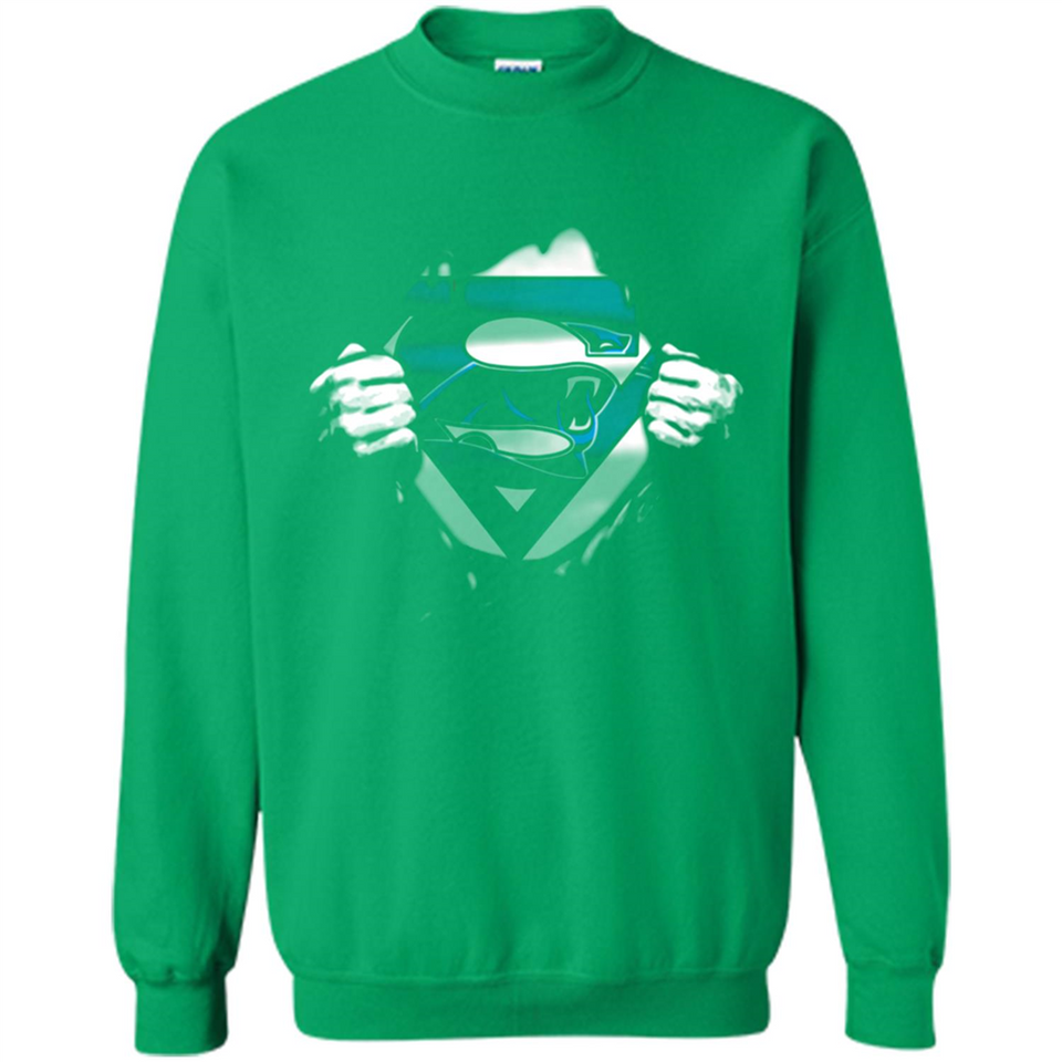 Carolina Panthers And Superman Fans - Sweatshirt