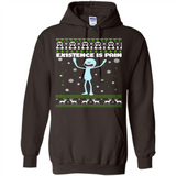 Mr Meeseeks Xistence Is Pain Ugly Christmas - Hoodie