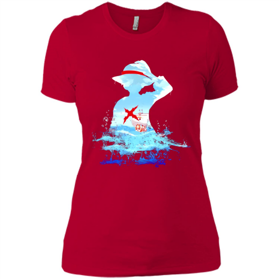 Luffy sea 2 - Ladies' Boyfriend T-Shirt