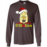 Home Malone Shirt Post Malone Christmas Sweatshirt - Long Sleeve T-Shirt