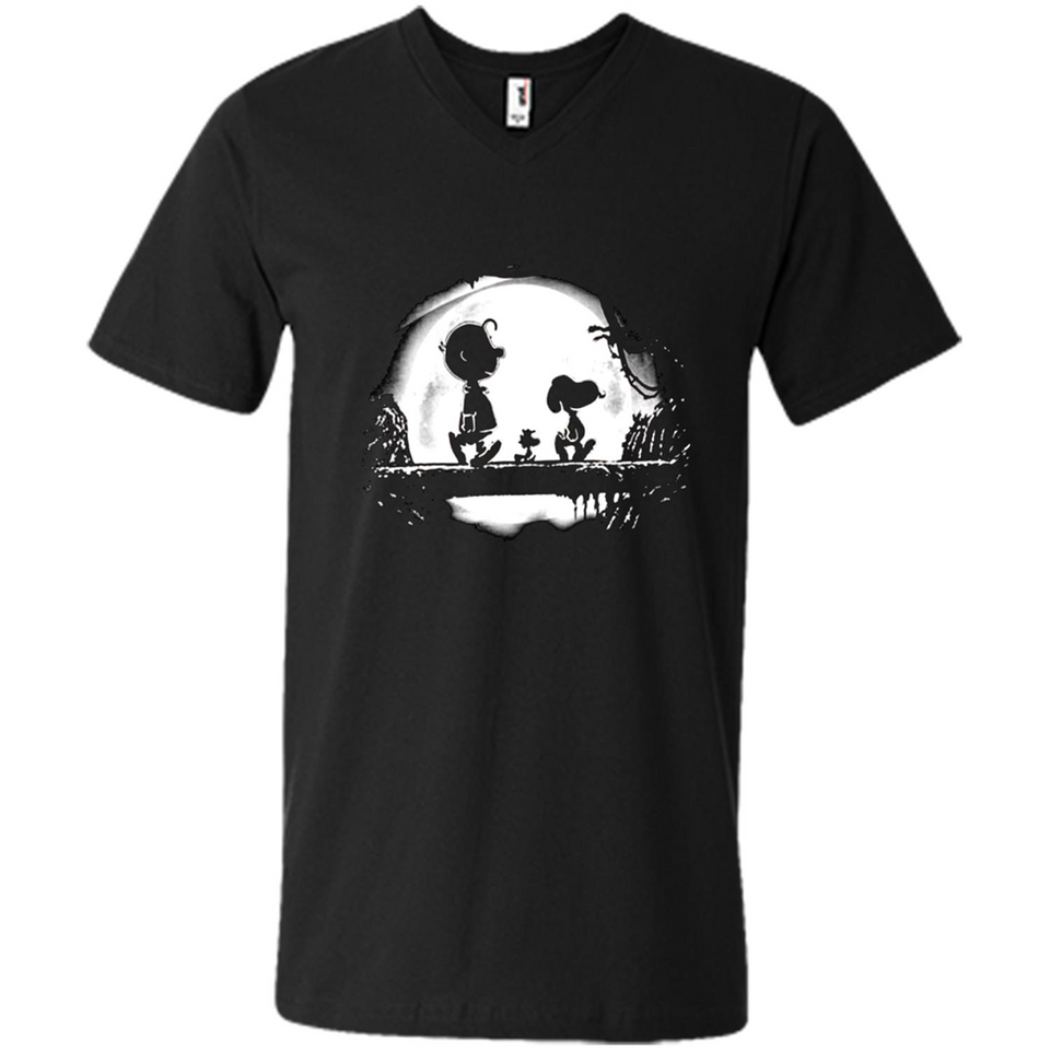 Snoopy The Peanuts Walking To The Moon