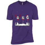 Christmas Red Wine - Merry Xmas T-Shirt - Premium Short Sleeve T-Shirt