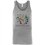 Snoopy Christmas Time Is Here Sporty T-Shirt - Canvas Unisex Tank