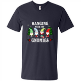 Christmas Garden Gnome Hanging With My Gnomies Shirt Sweater - Men's V-Neck