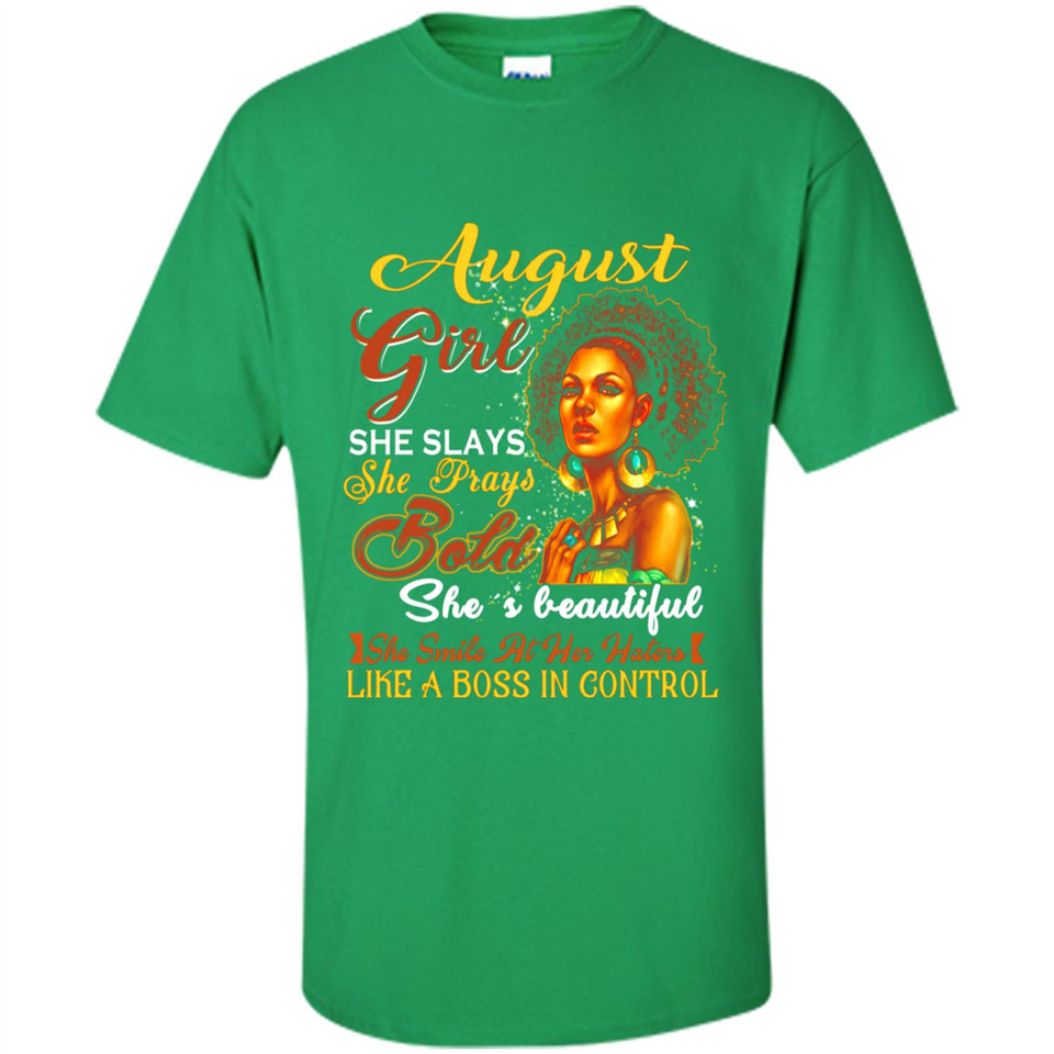 August Girl She Slays She Prays Beautiful Birthday PINGPONG