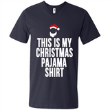 This is my pajama Tshirt Christmas - Men's V-Neck