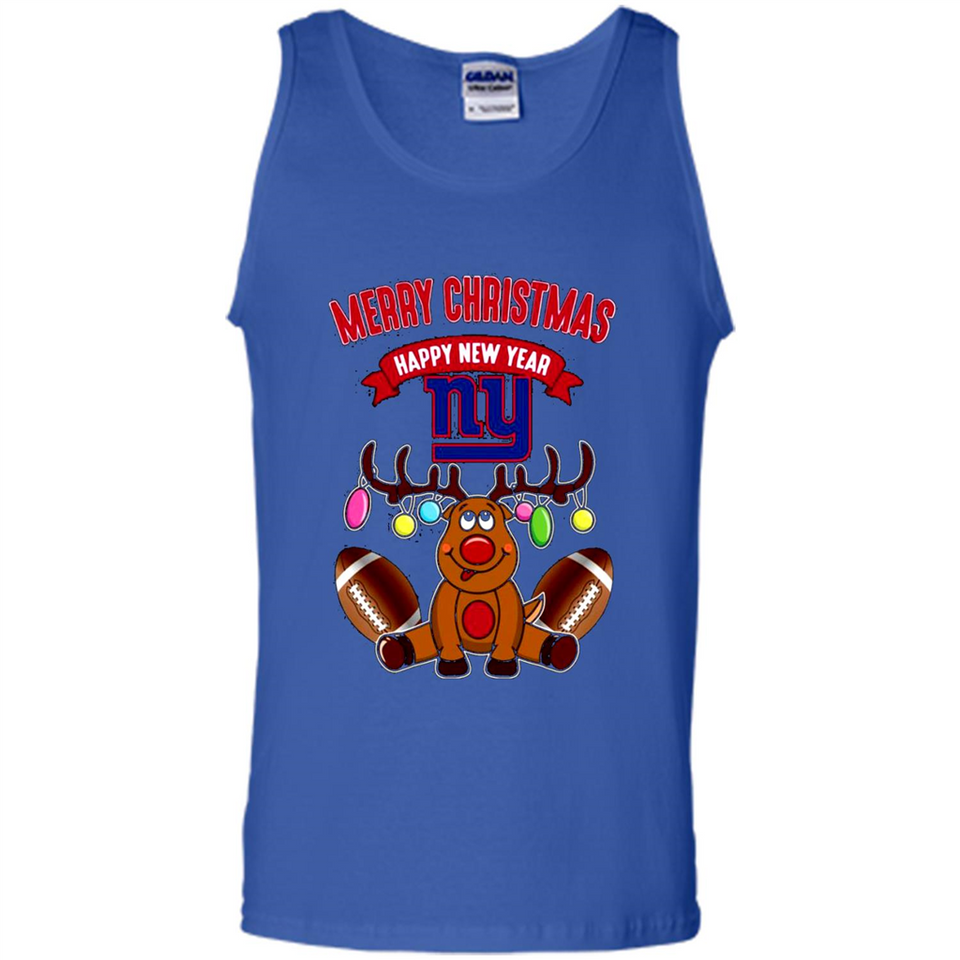 New York Giants NFL Reindeer Funny Merry Christmas And Happy New Year