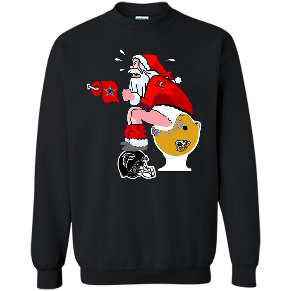 Tampa Bay Buccaneers Santa Claus Toilet