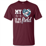 Philadelphia Eagles Football My Heart is on that Field - Shirt