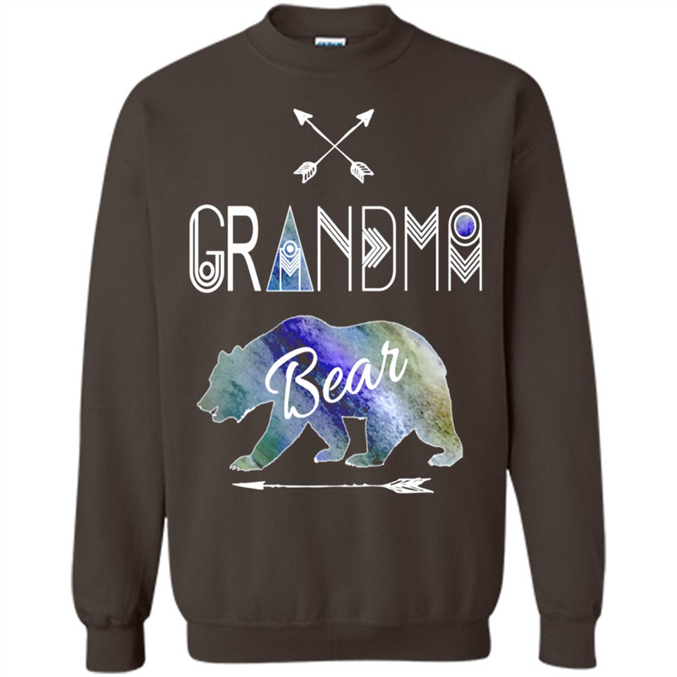 Grandma Bear Shirt Tribal Family Vacation & Camping Tee - Sweatshirt