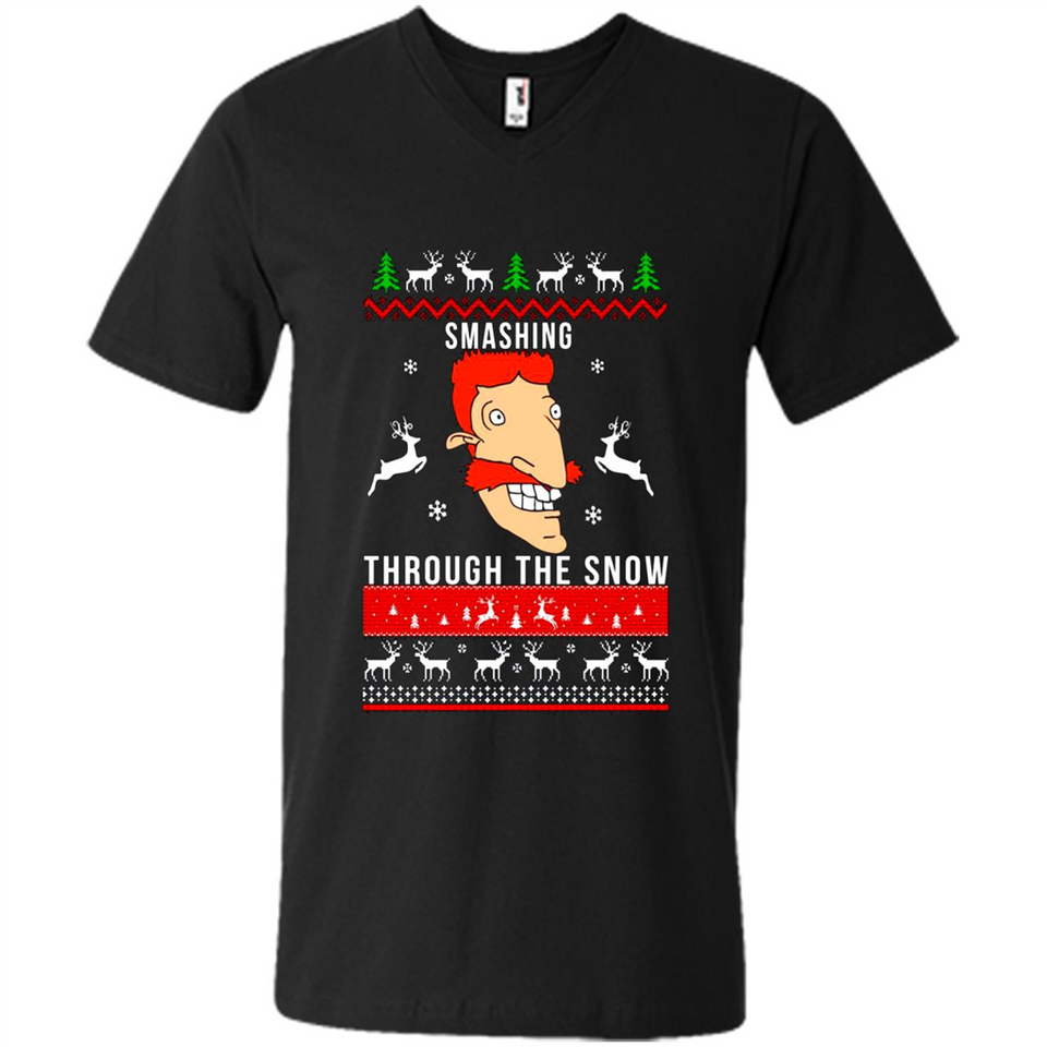 Nigel Thornberry Smashing through the snow Christmas sweatshirt PINGPONG