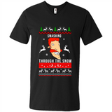Nigel Thornberry Smashing through the snow Christmas sweatshirt PINGPONG