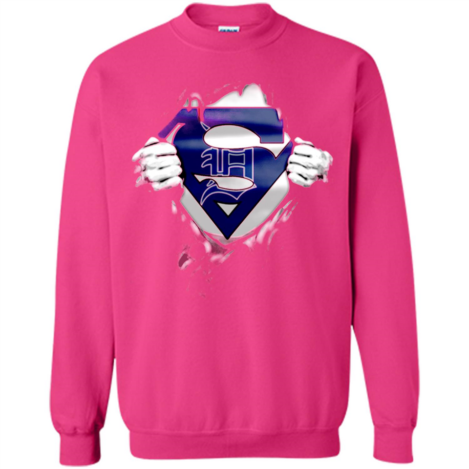 Detroit Tigers And Superman Fans - Sweatshirt