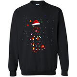 Rottweiler Santa Lights Christmas Dog Xmas Sweatshirt - Sweatshirt