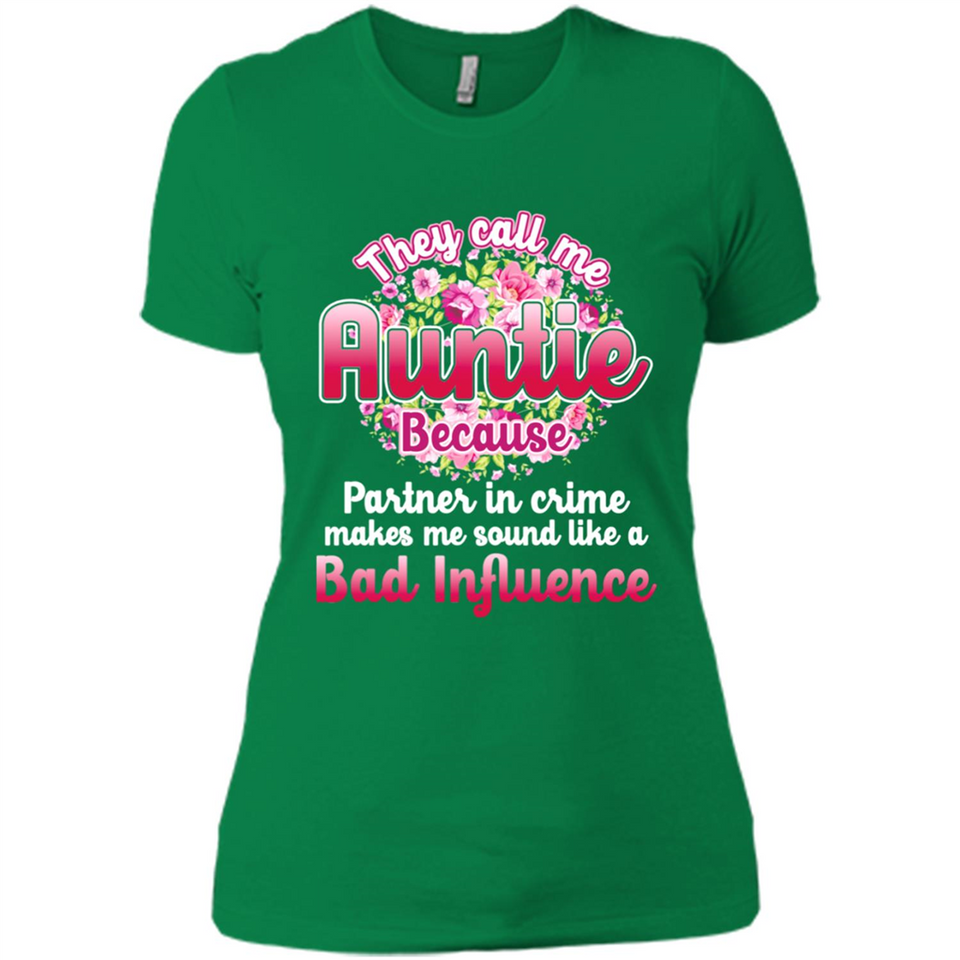 They Call Me Auntie Flower - Ladies' Boyfriend T-Shirt