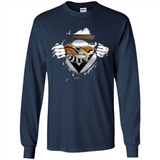 Cleveland Browns And Superman Fans - Long Sleeve T-Shirt