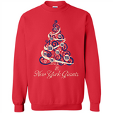 New York Giants NFL Football Team Logo Christmas Tree T-Shirt - Sweatshirt