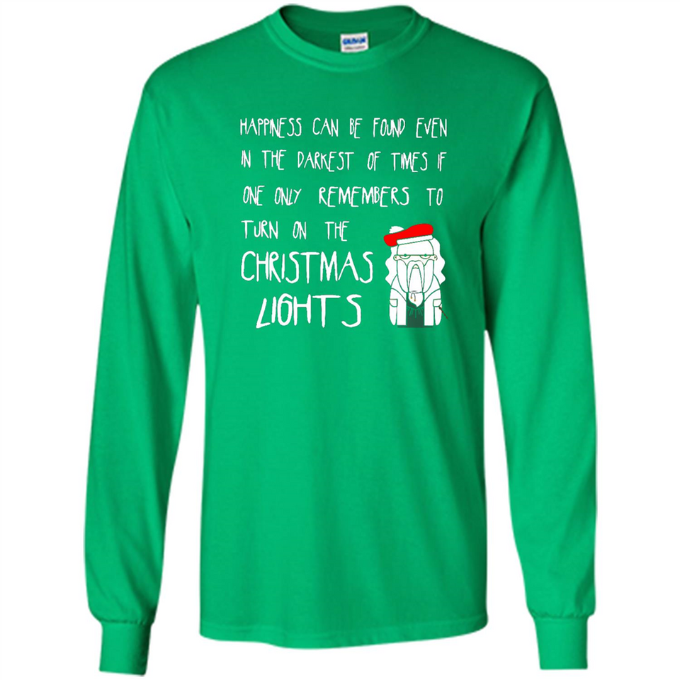Christmas Ugly Sweater Christmas Lights - Long Sleeve T-Shirt