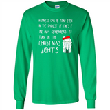 Christmas Ugly Sweater Christmas Lights - Long Sleeve T-Shirt