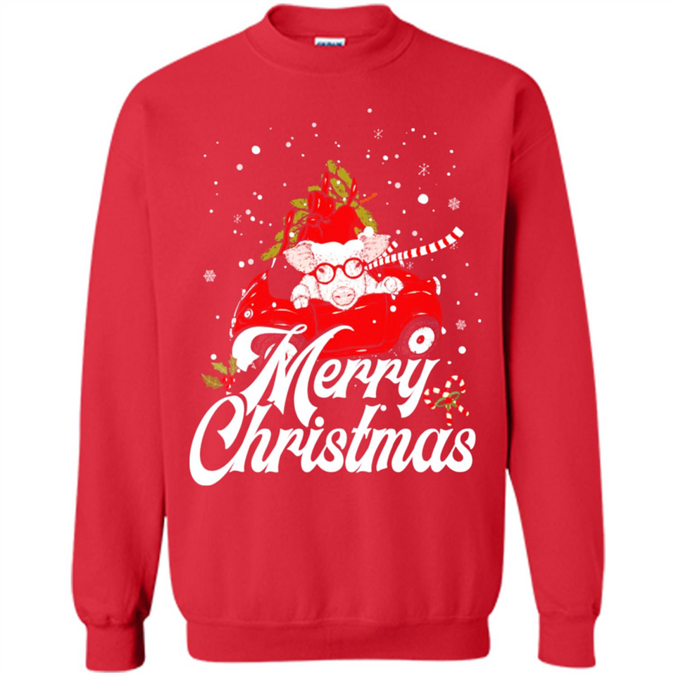 Merry Christmas Pig s - Sweatshirt