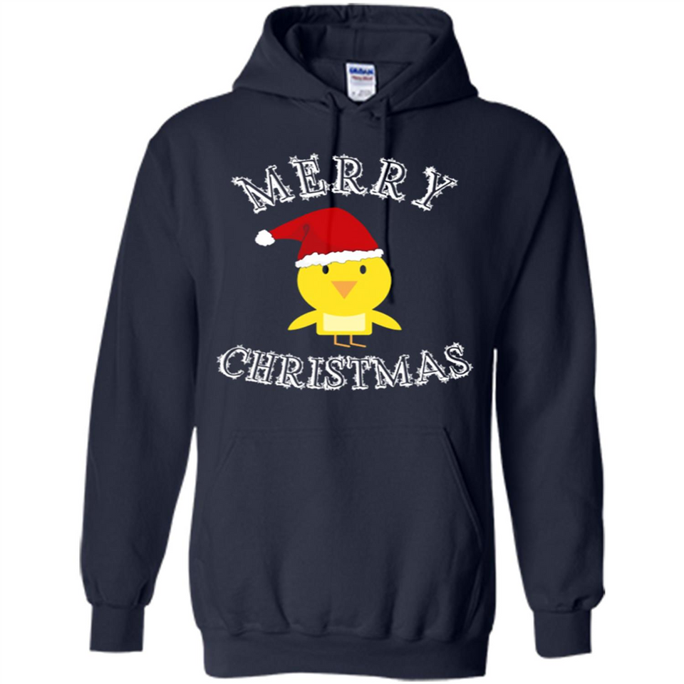 Bird Santa Merry Christmas T-Shirt - Birds Watchers Xmas - Hoodie