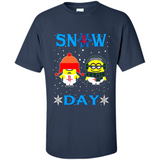 Snow Day Shirt For Houston Rockets Vs Minion Fans pingpong
