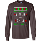 Netflix And Chill Christmas sweater PINGPONG