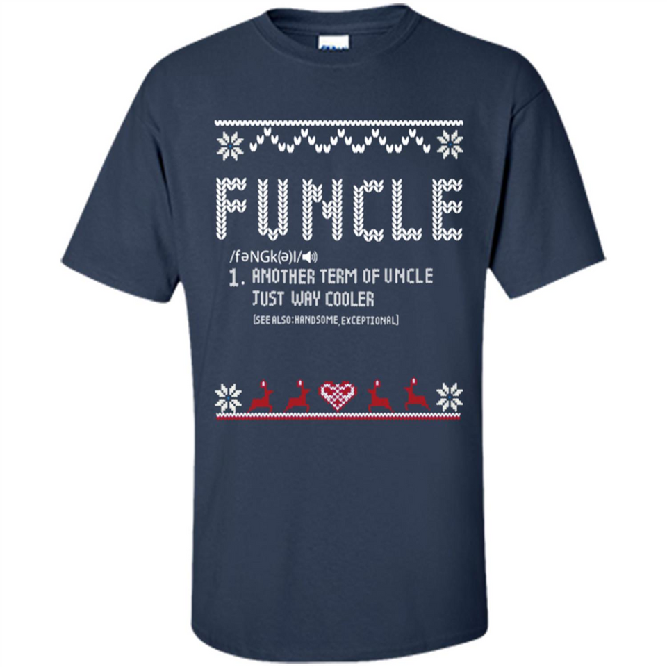 Mens Christmas Funcle Definition - Shirt